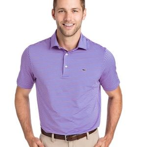 Vineyard Vines Kennedy Stripe Performance Polo